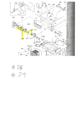 LA CHINE Pièce 334G03204 et 322G03111 de processeur de film de Fuji 232B Minilab fournisseur