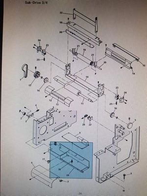 Conseil de pièce de rechange de 287071200 Konica Minilab utilisé fournisseur