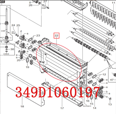 Support PS4 349D1060197 de pièce de rechange de Minilab de la frontière 550/570 de Fuji fabriqué en Chine fournisseur