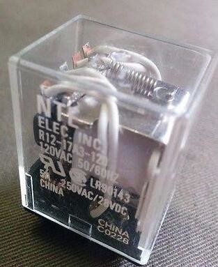 NTE TRANSMETTENT PAR RELAIS R12-17A3-120 120 VCA 5 L'AMPÈRE R1217A3120 NORITSU MINILAB fournisseur