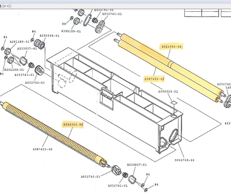 AA074137 A087423 B024363 A078885 A081790 Noritsu QSS29 32 rouleau adonné à la boisson de 34 75 3701 Minilab fournisseur