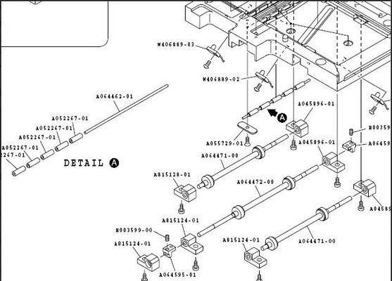 Ring For Noritsu en caoutchouc QSS28 29 30 substitut de transporteur de Minilab 120 pour le numéro de la pièce A064468X4PCS A064617X2PCS A064472X2PCS fournisseur