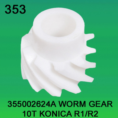 355002624A / ENGRENAGE À VIS SANS FIN 3550 02624A TEETH-10 POUR KONICA R1, minilab R2 fournisseur