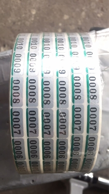 5000 paires de label de contrôle jumeau pour la photo à l'arrivée de Minilab de chambre noire fournisseur